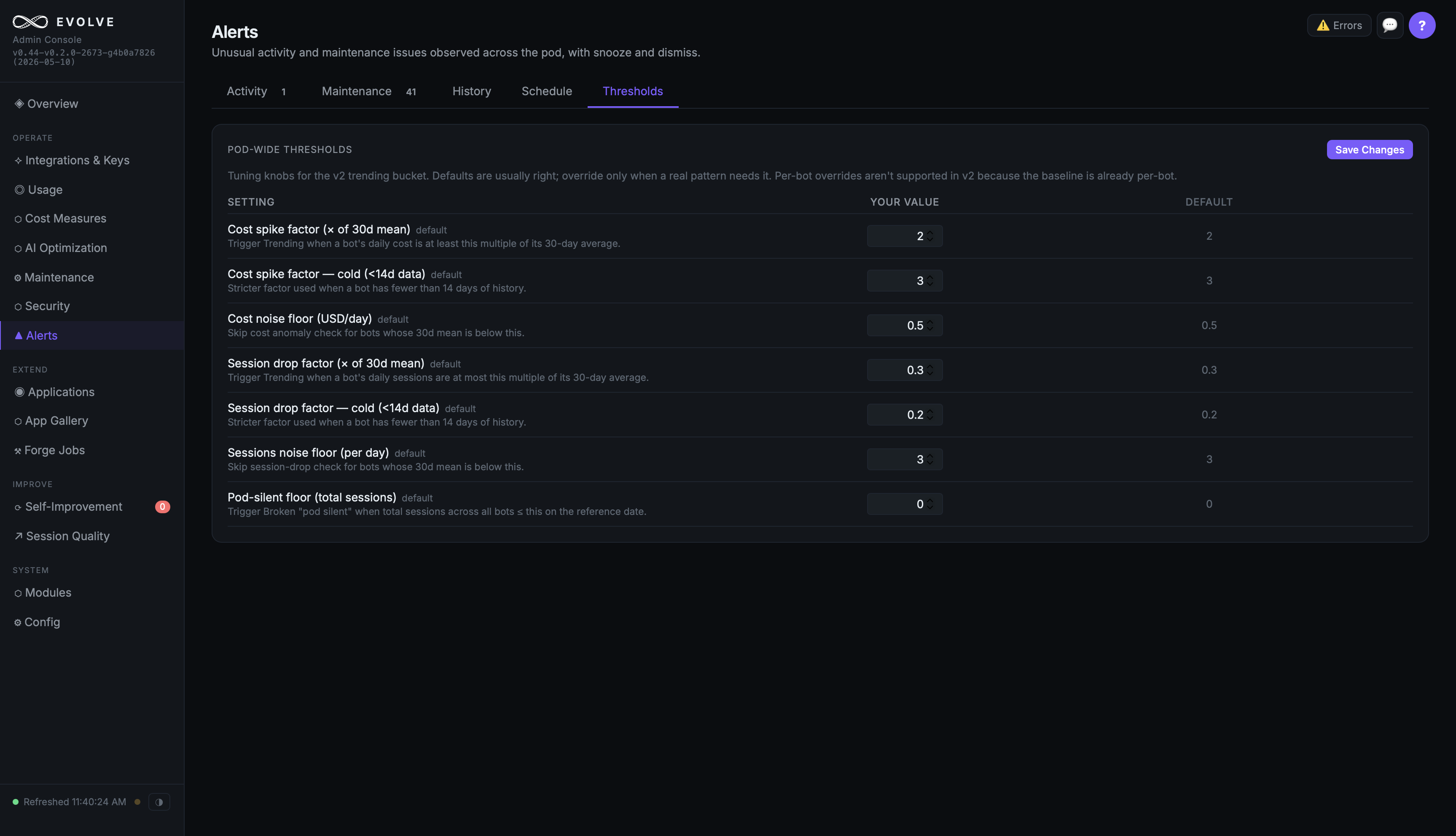 Alerts & Reports