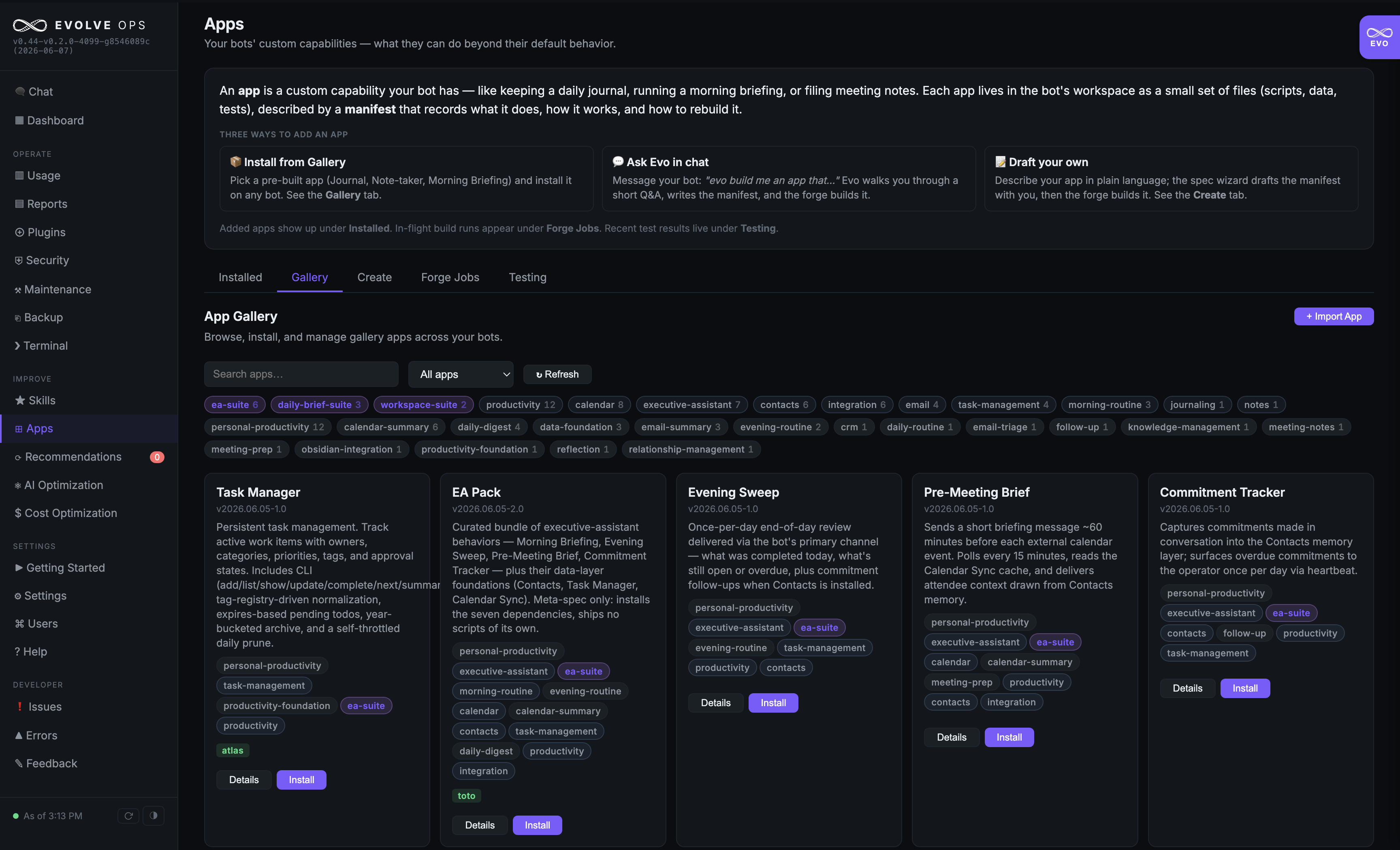 App Coherence & Reconciliation